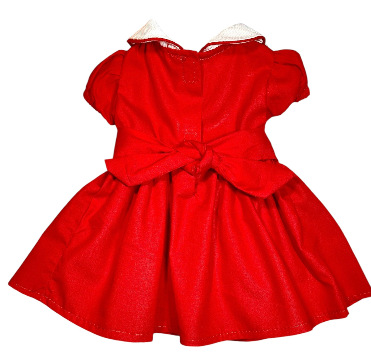 Emma, robe smockée, en  piqué rose