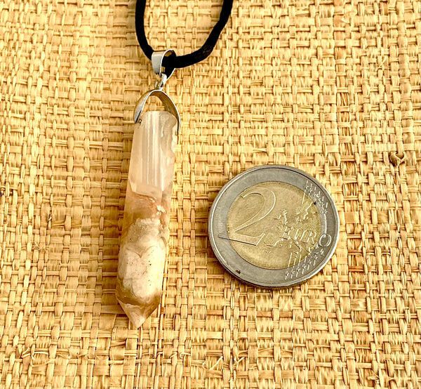 Pendentif Agate - Pierre en forme de pointe