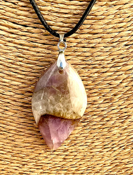 Pendentif Améthyste - Pierre Plate