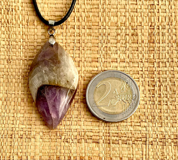 Pendentif Améthyste - Pierre Plate