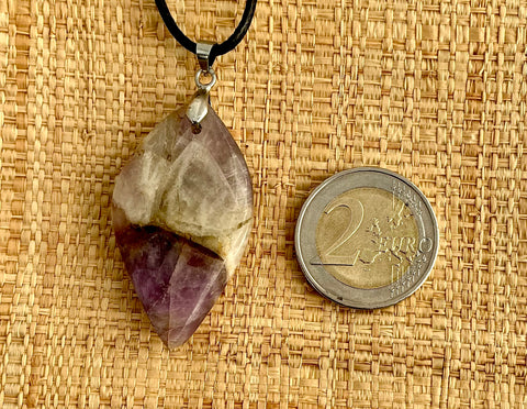 Pendentif Améthyste - Pierre Plate