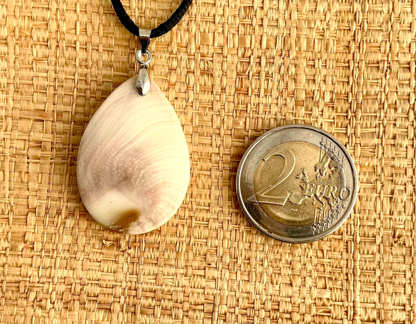 Pendentif Œil de Sainte Lucie / Shiva - Pierre Plate