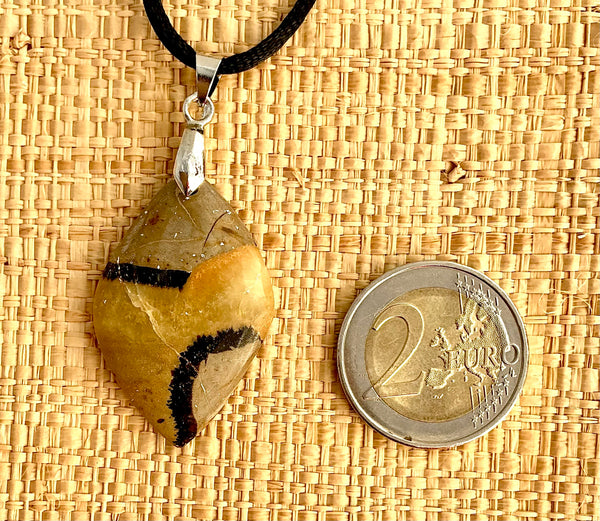 Pendentif Septaria - Pierre Plate forme libre