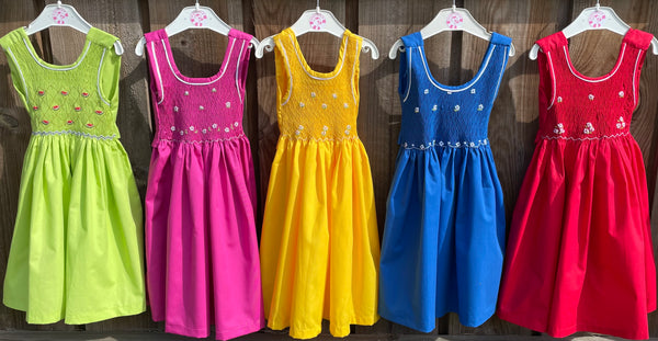 Sky blue Chasuble smock dress