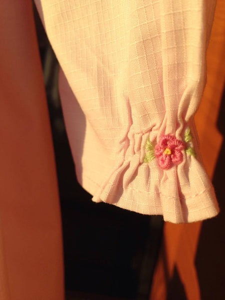 Chemise de Nuit Smocks Maki Rose Madagascar Enfant Fille