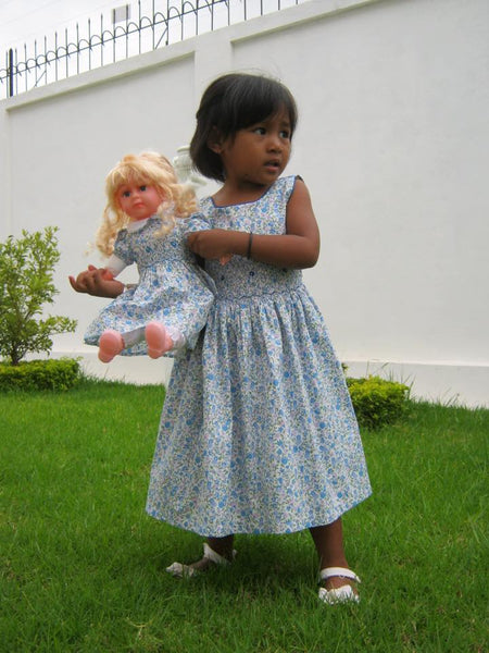 Robe poupée poupon Maki Rose 