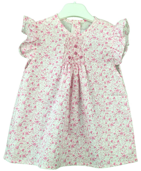 Blouse smocks Maki Rose Madagascar fleuri liberty