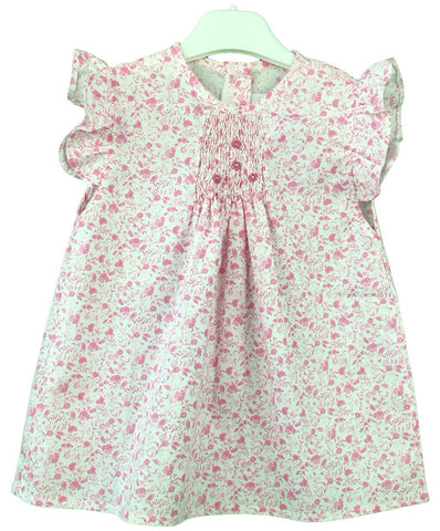 Blouse smocks Maki Rose Madagascar fleuri liberty