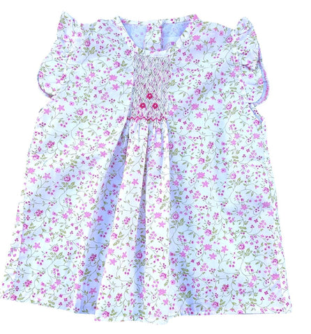 Blouse smocks Maki Rose Madagascar fleuri liberty