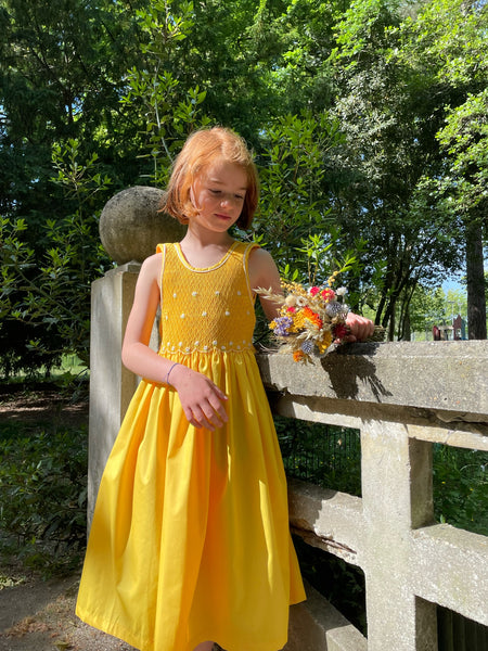 Sky blue Chasuble smock dress